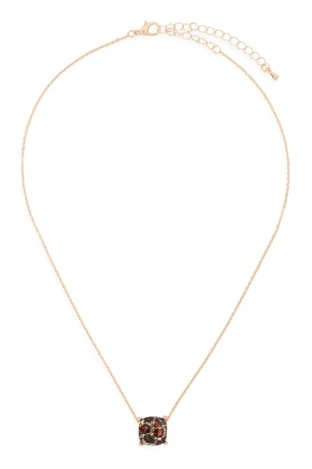 16355 - CUSHION GLITTER NECKLACE