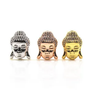 18K Plated Buddha 3 Colours 4mm Balls