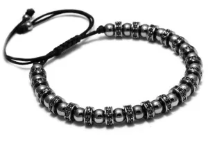 18K Plated CZ Diamond Stopper with 6mm Balls