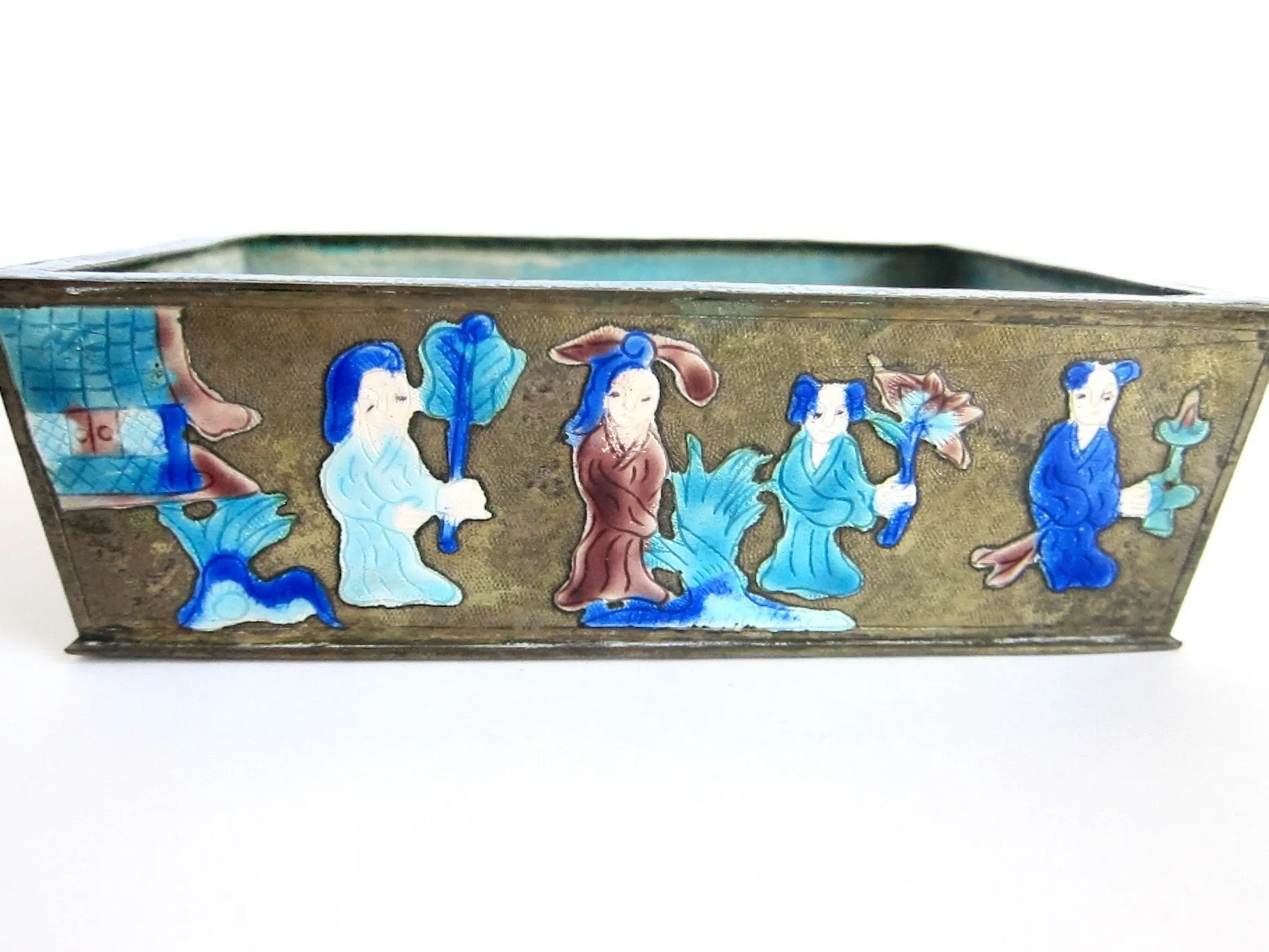 1920s Chinese Cloisonne Bonsai Planter