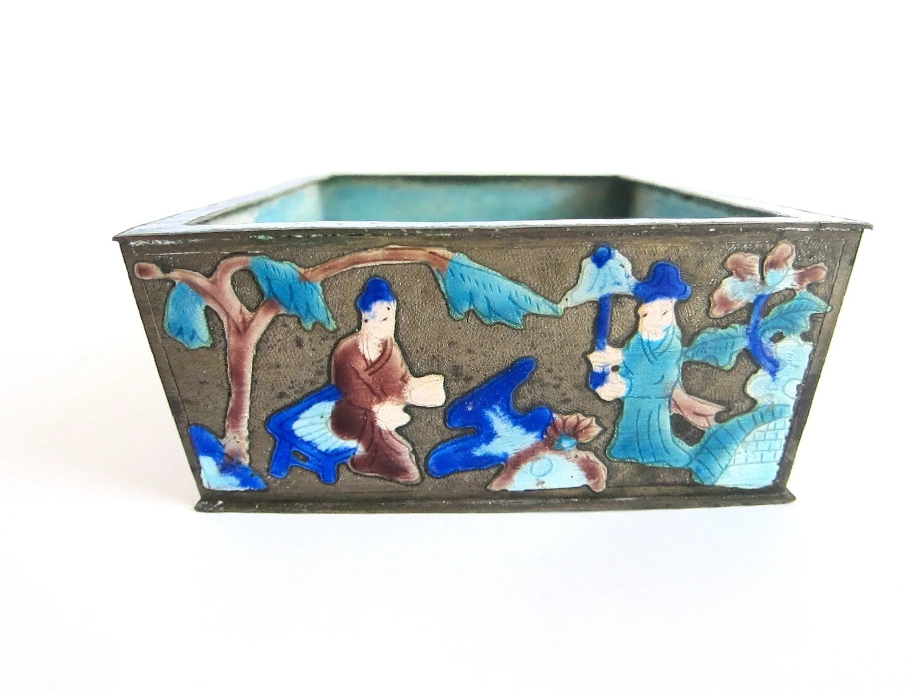 1920s Chinese Cloisonne Bonsai Planter