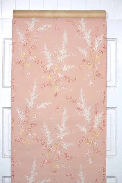 1940s Floral Vintage Wallpaper
