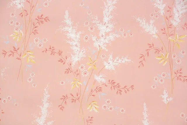 1940s Floral Vintage Wallpaper