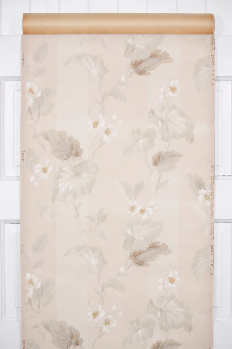 1940s Floral Vintage Wallpaper
