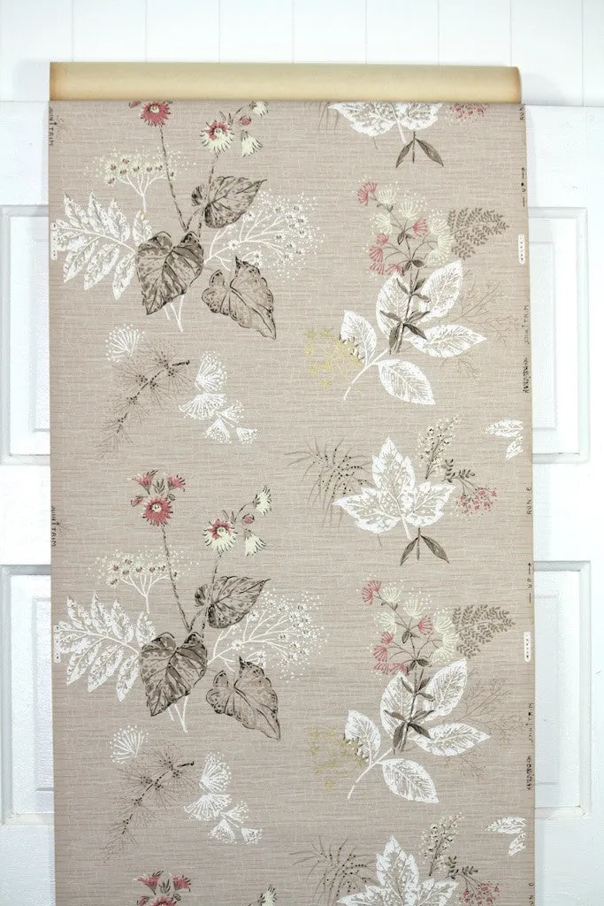 1950s Floral Vintage Wallpaper