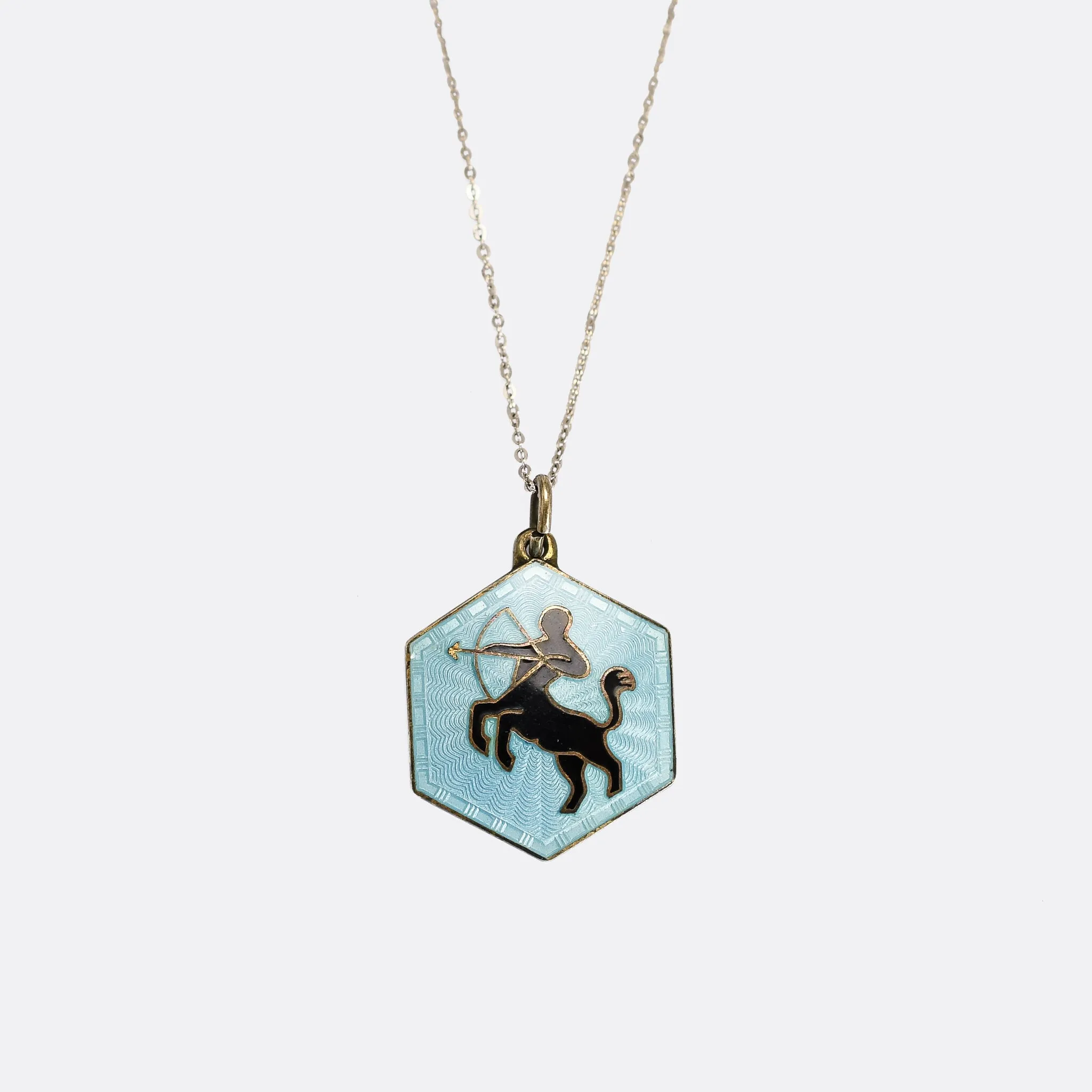 1960's Enamel Sagittarius Charm