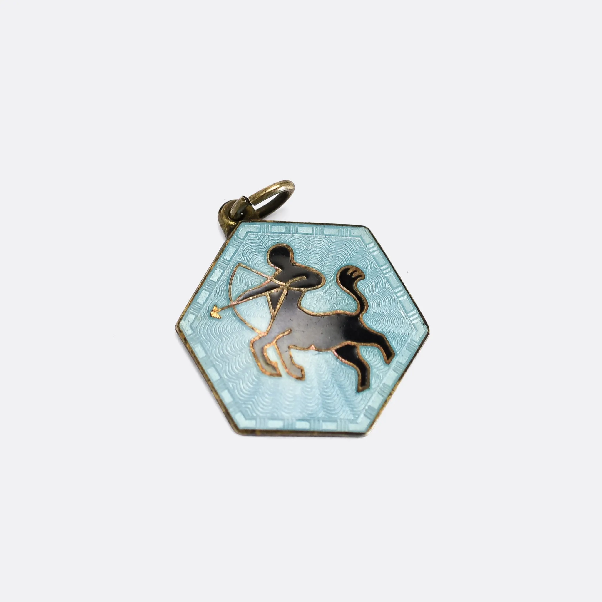 1960's Enamel Sagittarius Charm
