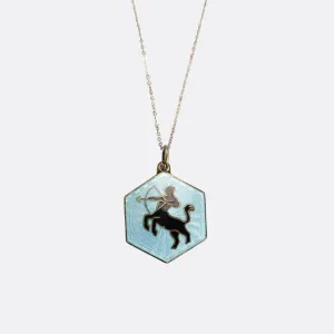 1960's Enamel Sagittarius Charm