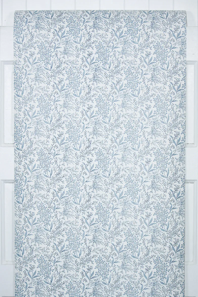 1970s Floral Vintage Wallpaper