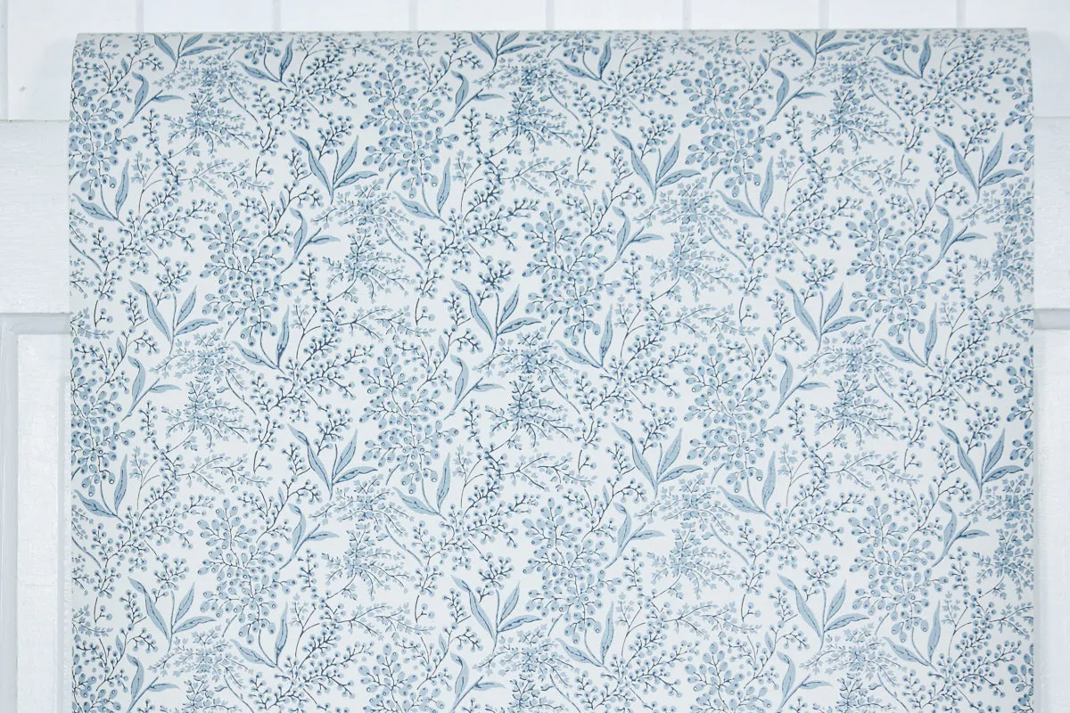 1970s Floral Vintage Wallpaper