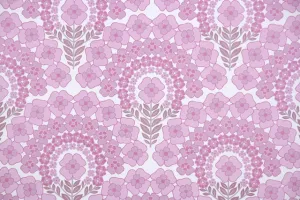 1970s Floral Vintage Wallpaper