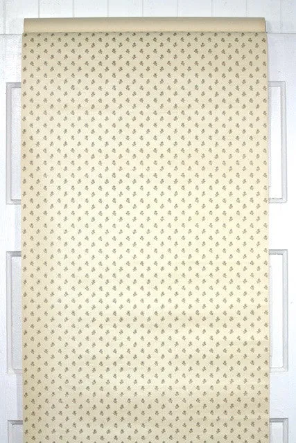 1980s Floral Vintage Wallpaper