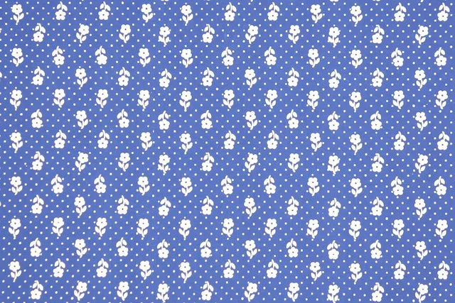 1980s Floral Vintage Wallpaper