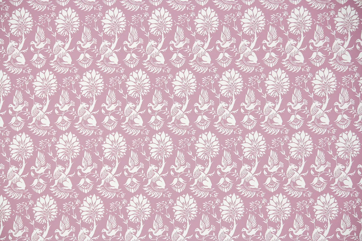 1980s Floral Vintage Wallpaper