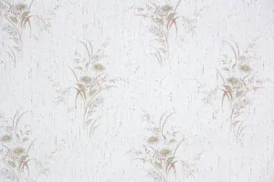 1980s Floral Vintage Wallpaper