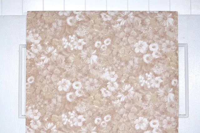 1980s Floral Vintage Wallpaper