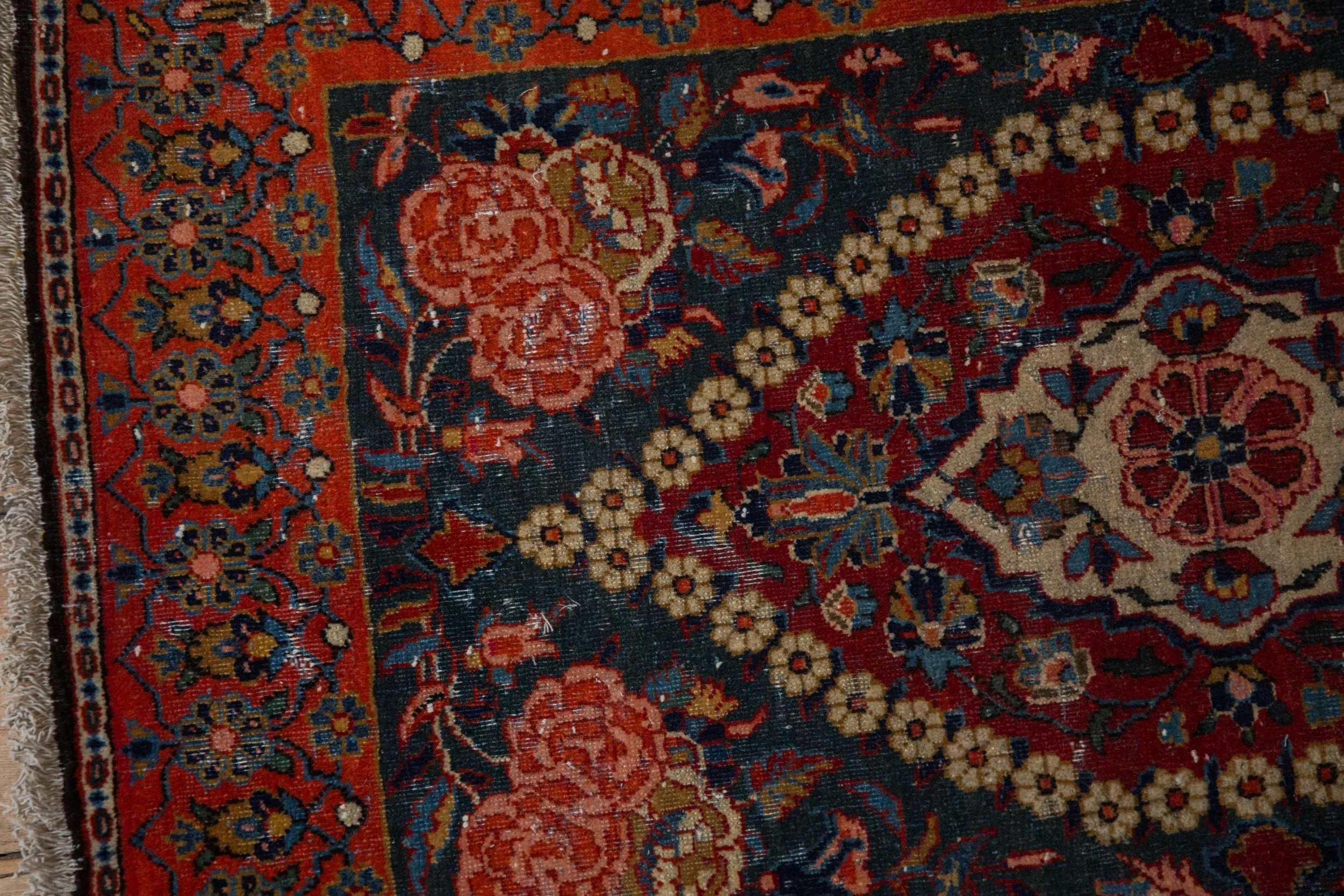 2x3 Vintage Fine Kashan Rug Mat