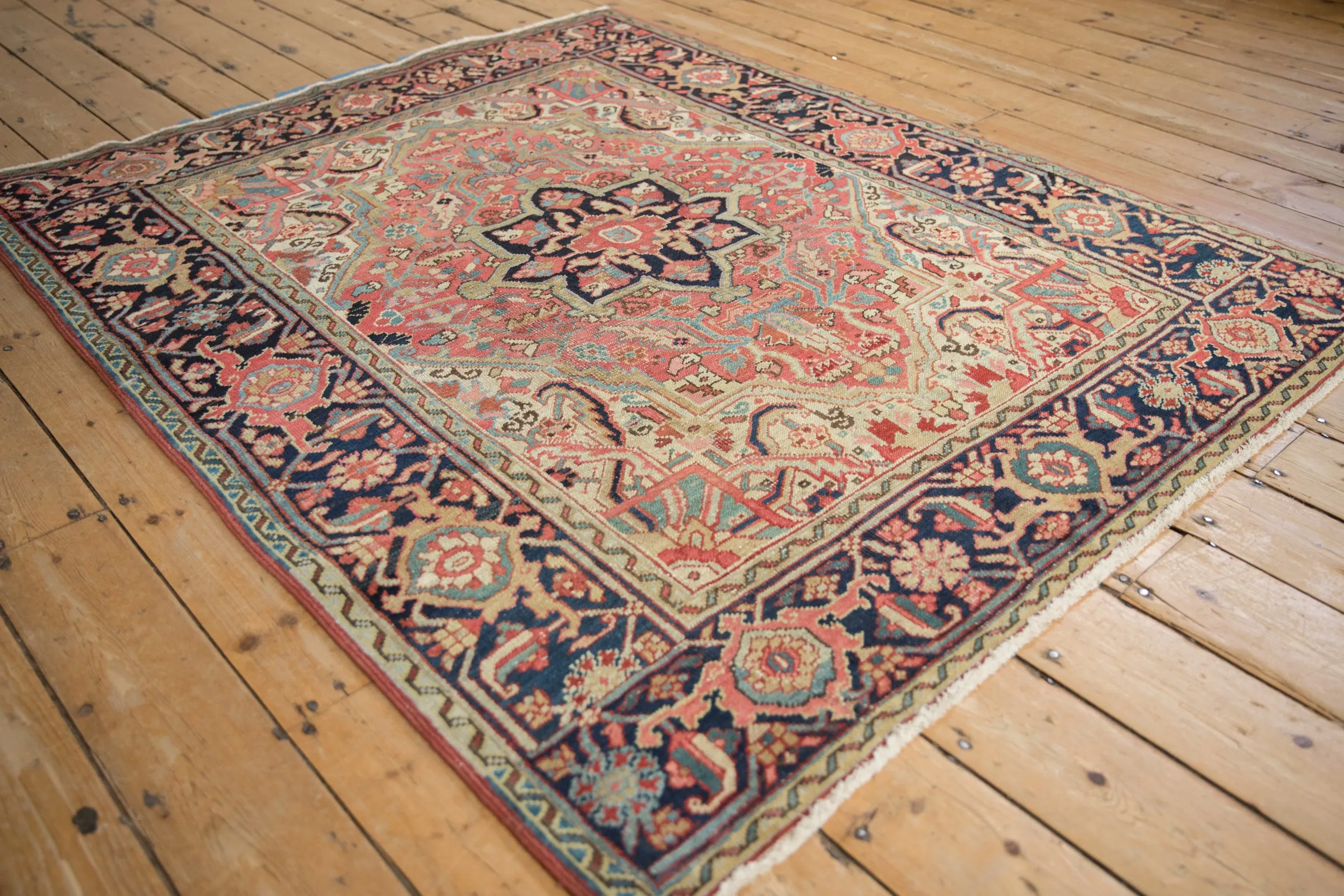 4.5x6 Vintage Heriz Rug