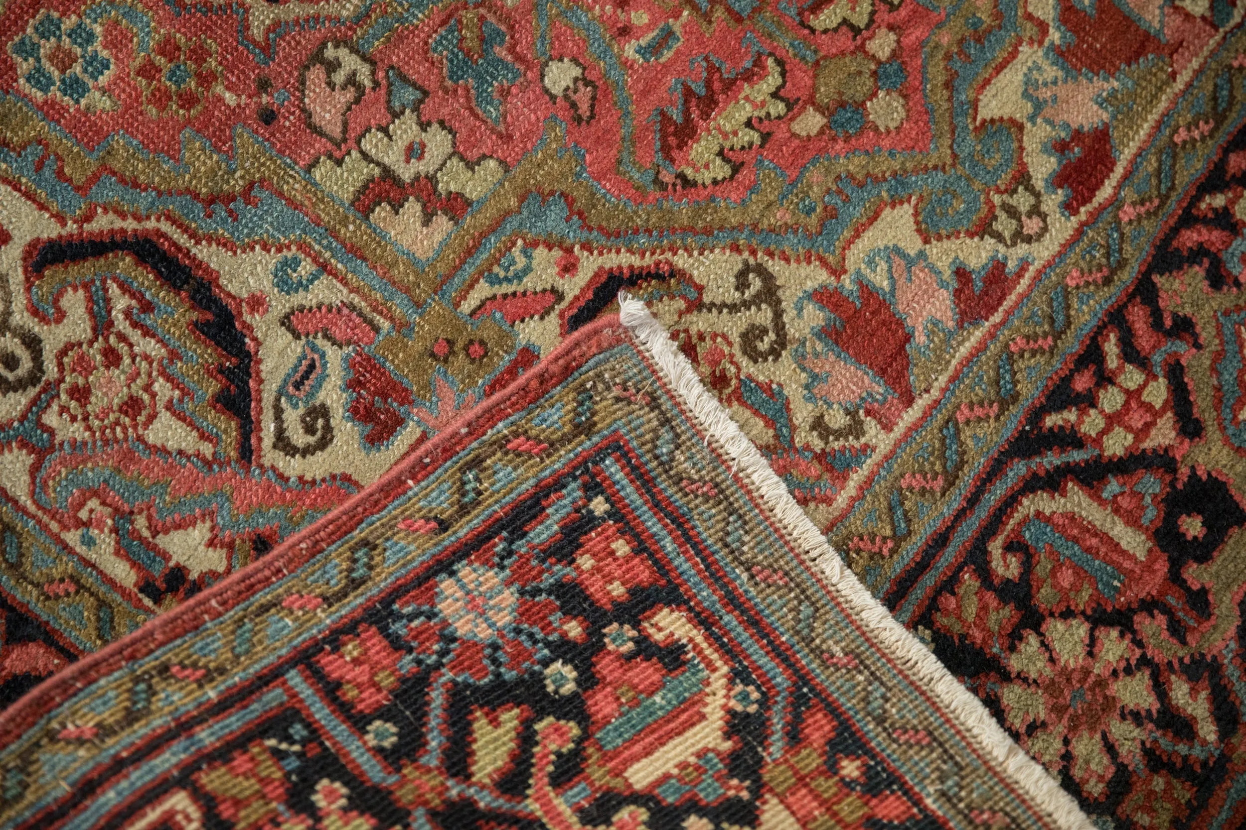 4.5x6 Vintage Heriz Rug