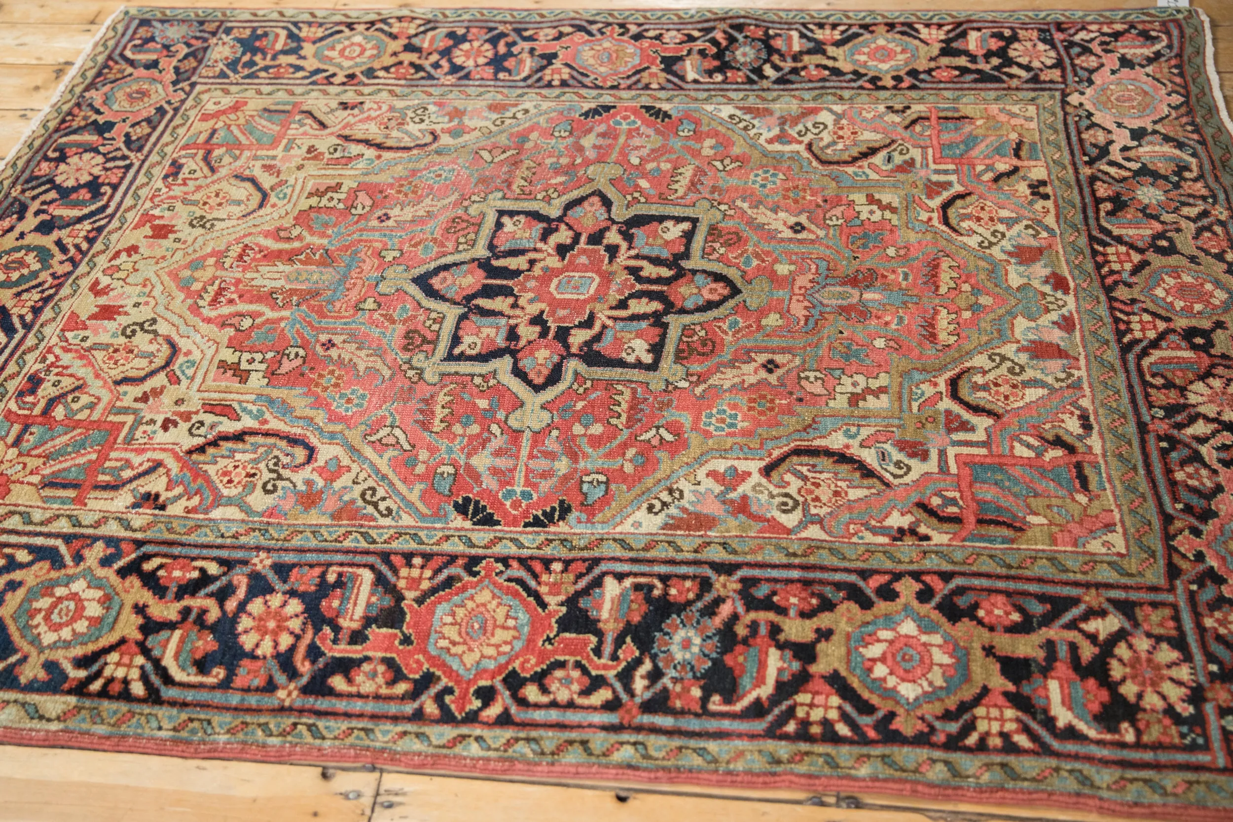 4.5x6 Vintage Heriz Rug