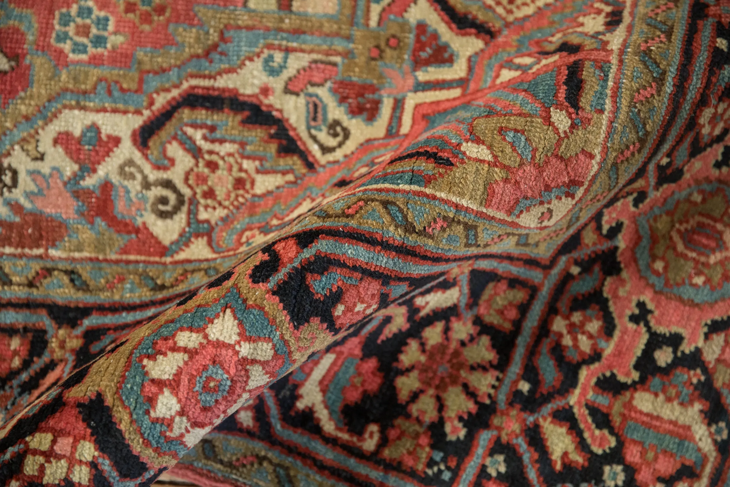 4.5x6 Vintage Heriz Rug