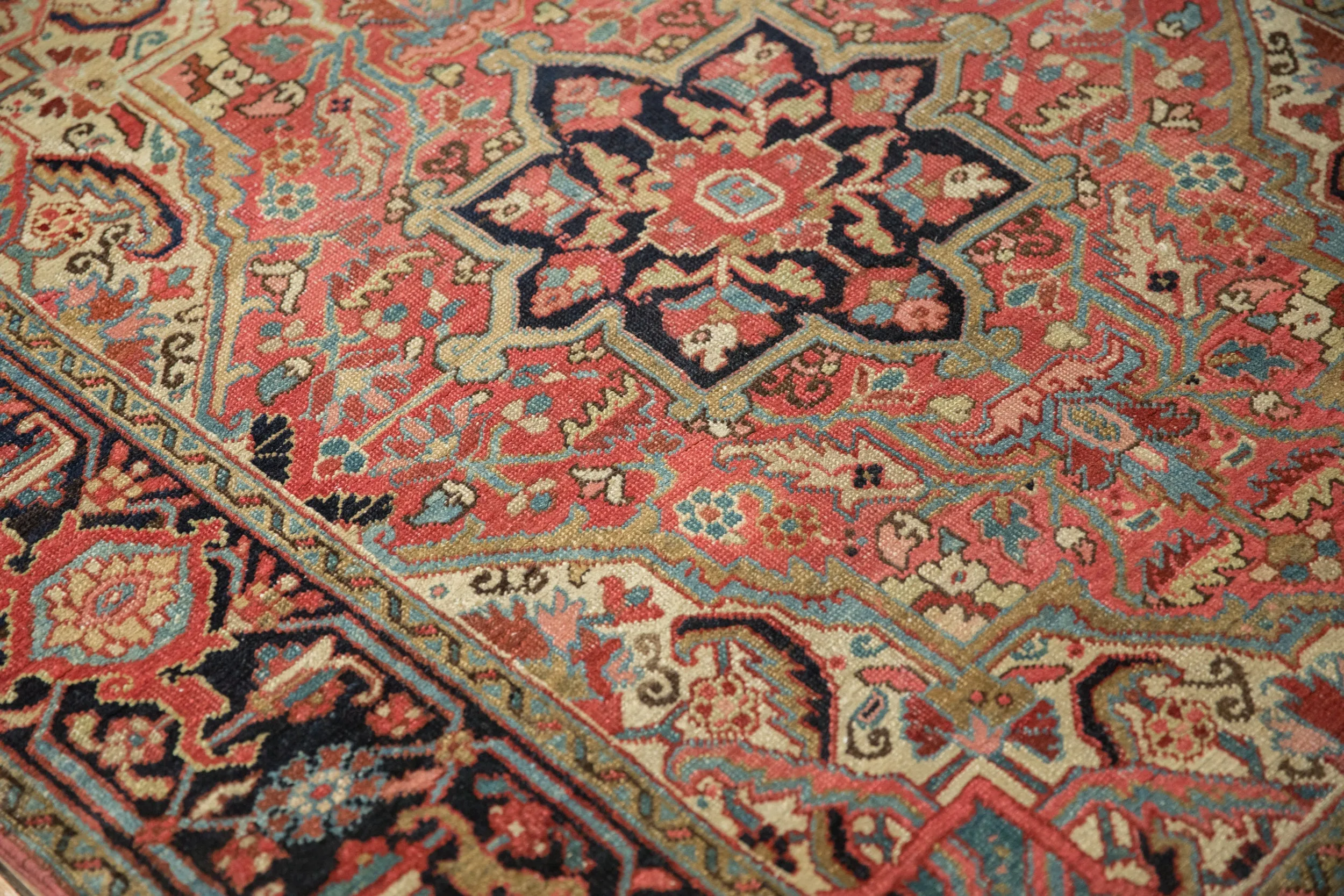 4.5x6 Vintage Heriz Rug