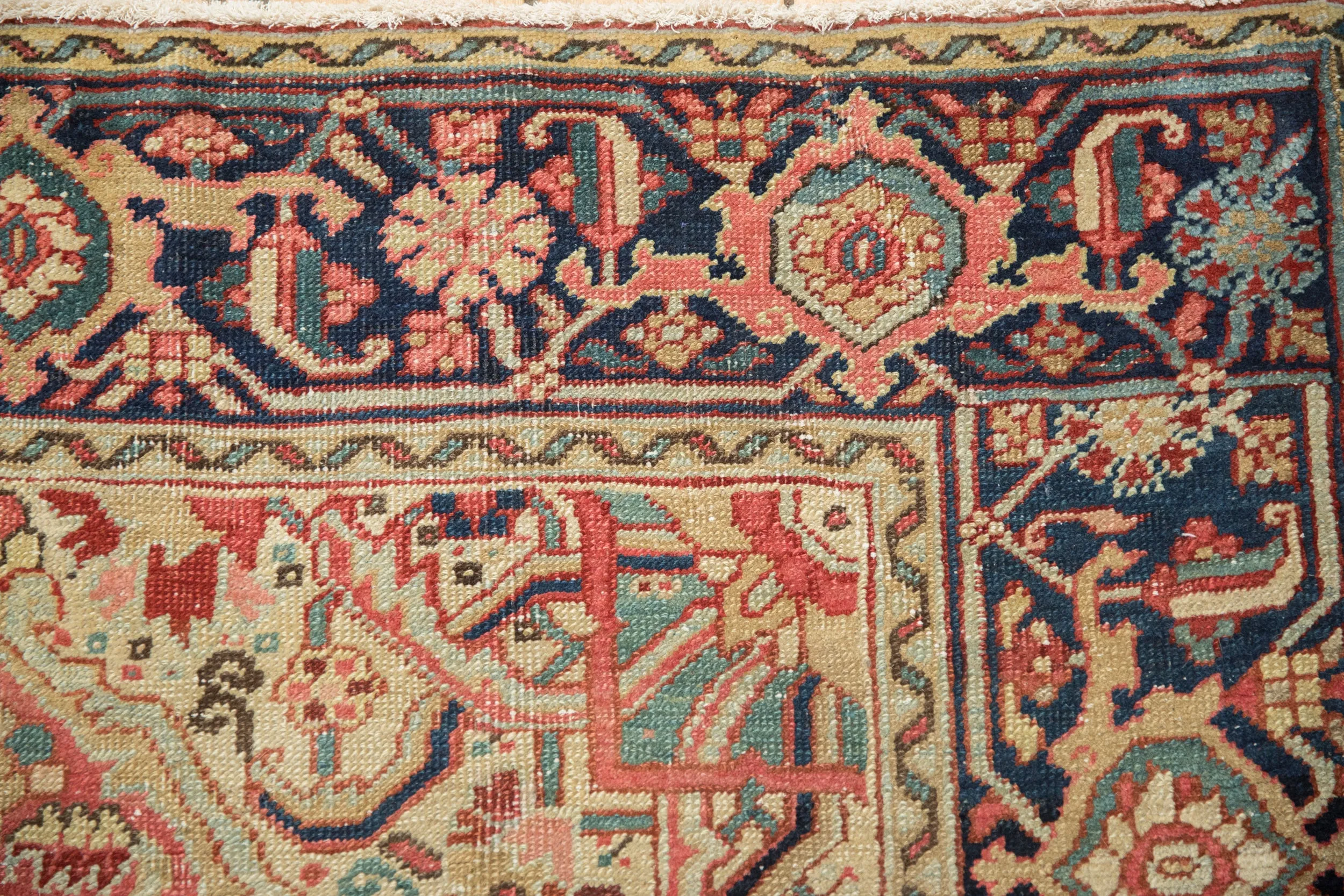 4.5x6 Vintage Heriz Rug