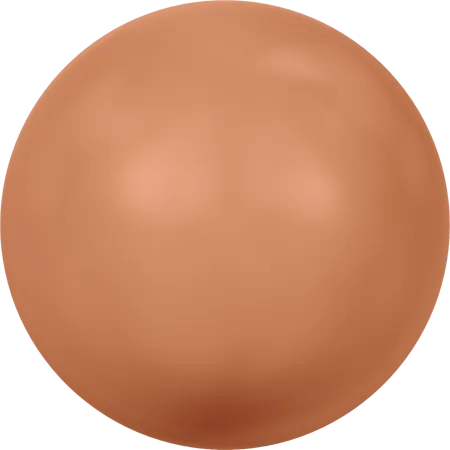 5810 Round Pearls, Crystal Coral Pearl (001 816)