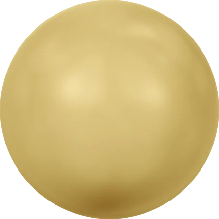 5810 Round Pearls, Crystal Gold Pearl (001 296)