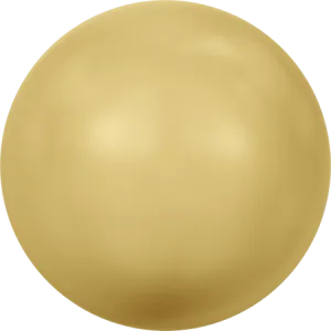 5810 Round Pearls, Crystal Gold Pearl (001 296)