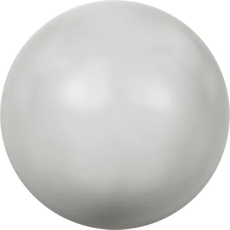 5810 Round Pearls, Crystal Pastel Grey Pearl (001 968)