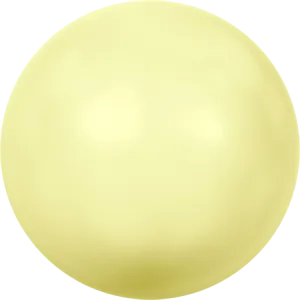 5810 Round Pearls, Crystal Pastel Yellow Pearl (001 945)