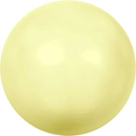 5810 Round Pearls, Crystal Pastel Yellow Pearl (001 945)