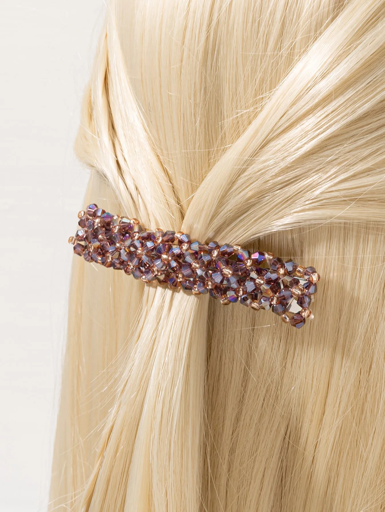 5pcs Crystal Decor Hair Clip