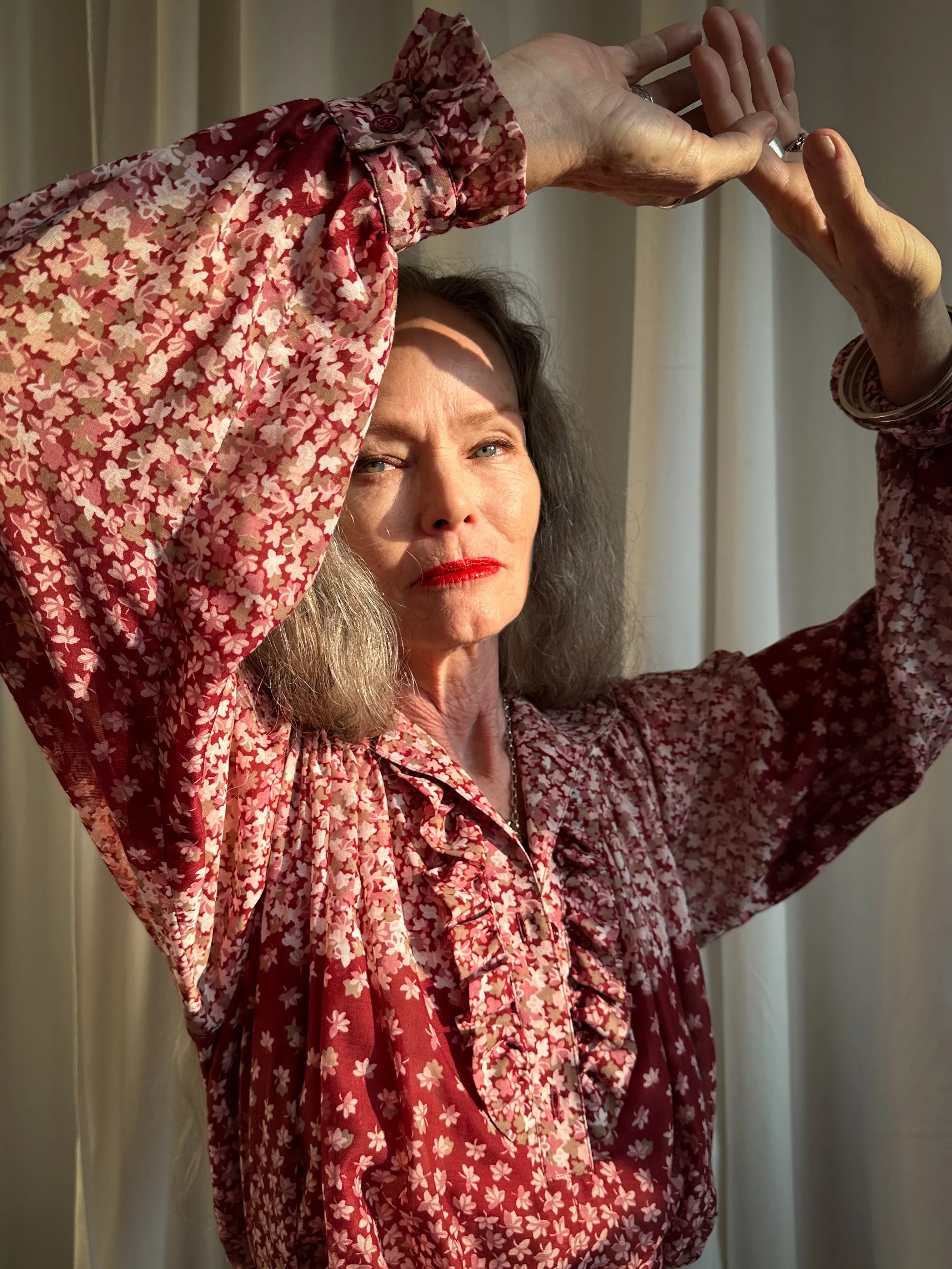 70’s Ted Lapidus Floral Dress