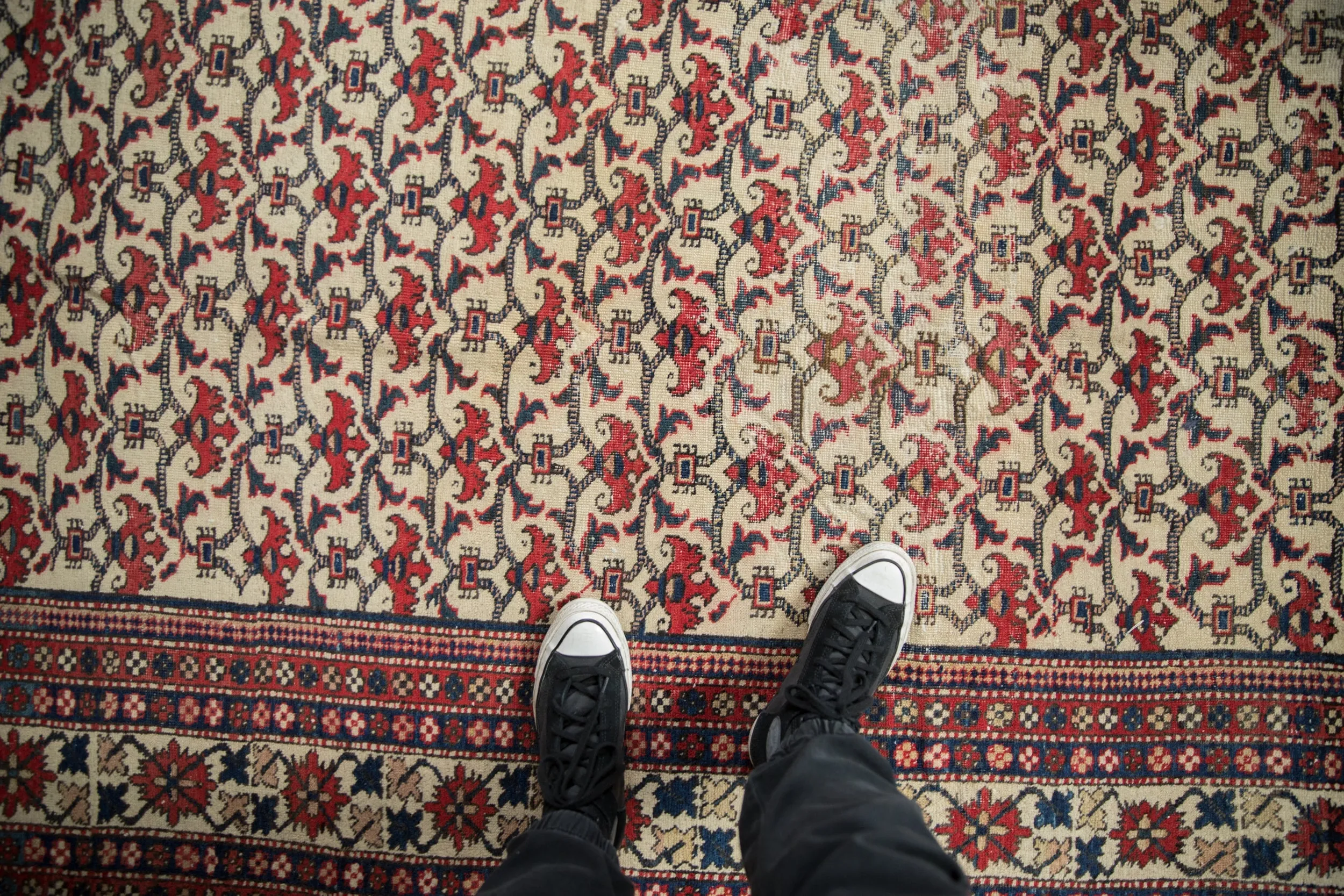 7.5x10.5 Vintage Baktiari Carpet