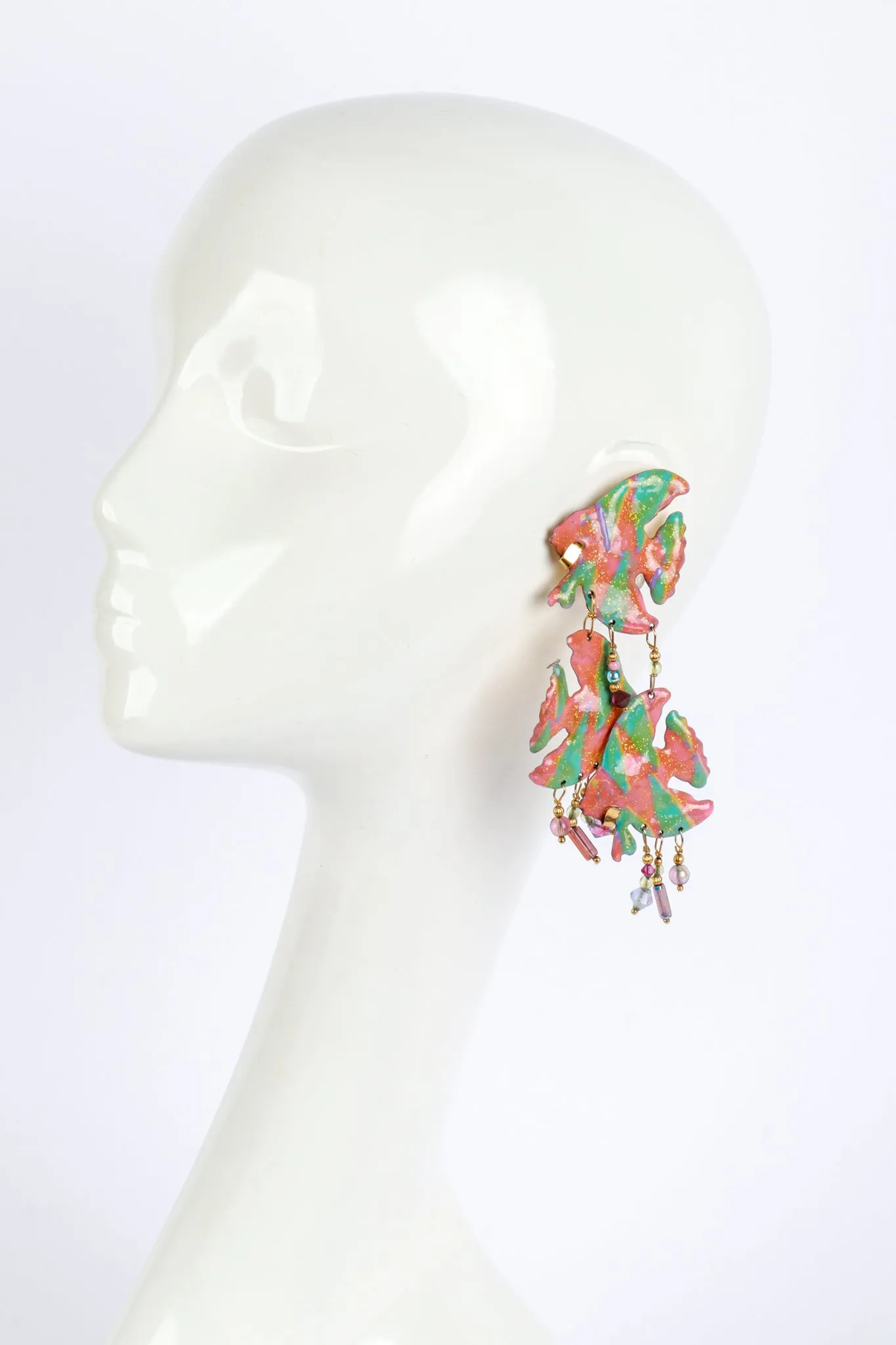 Angelfish Cluster Earrings