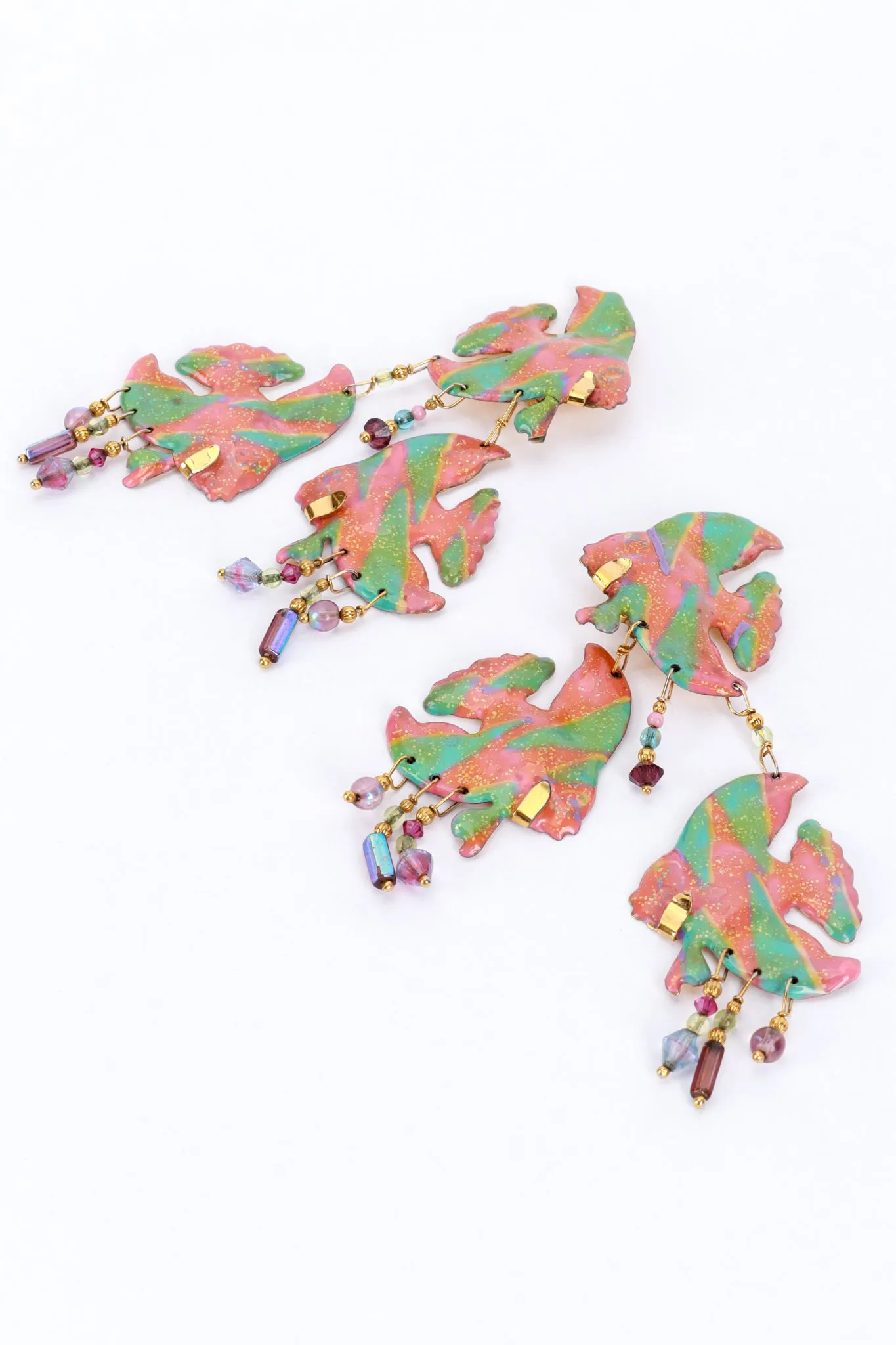 Angelfish Cluster Earrings
