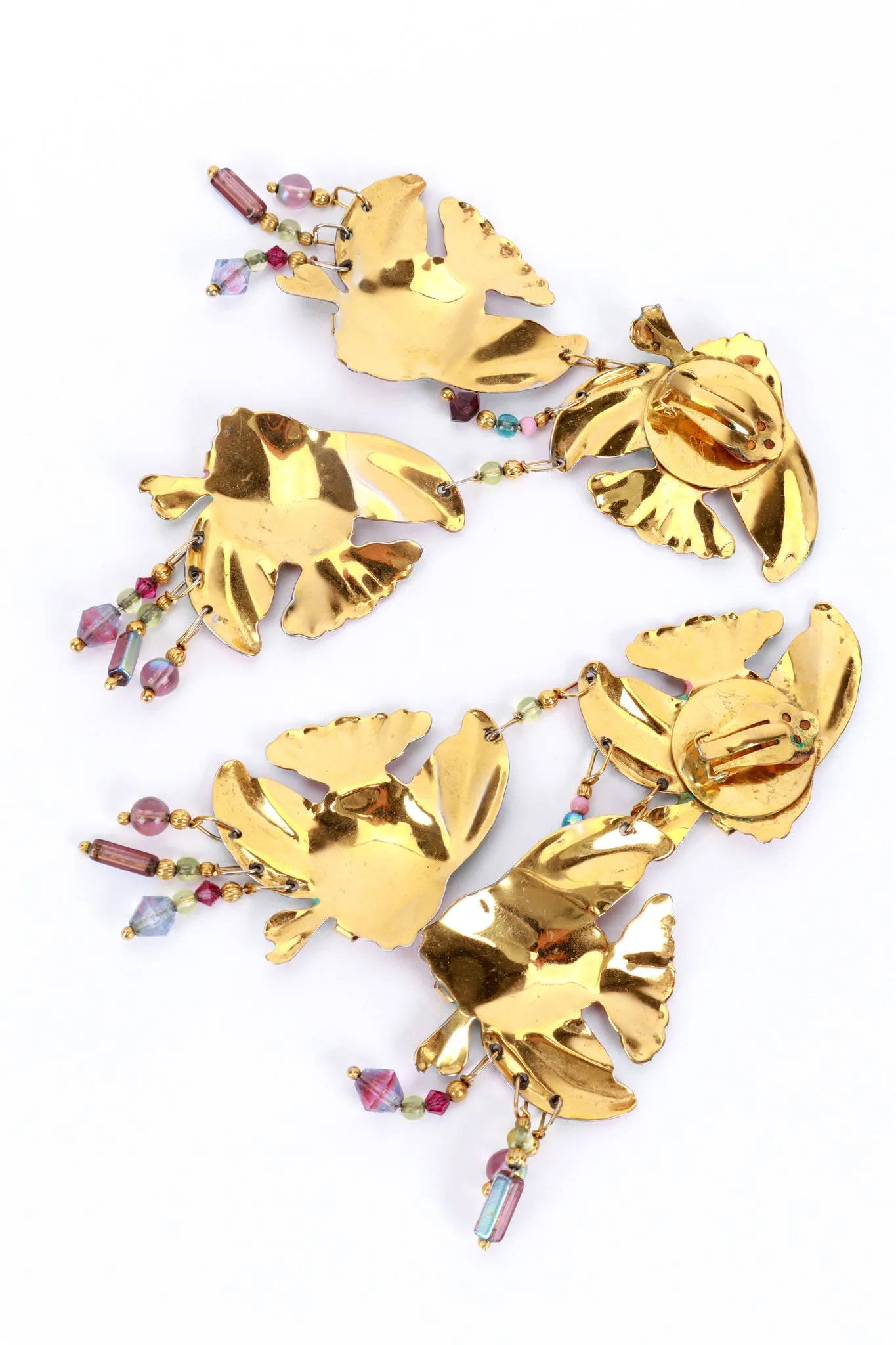 Angelfish Cluster Earrings