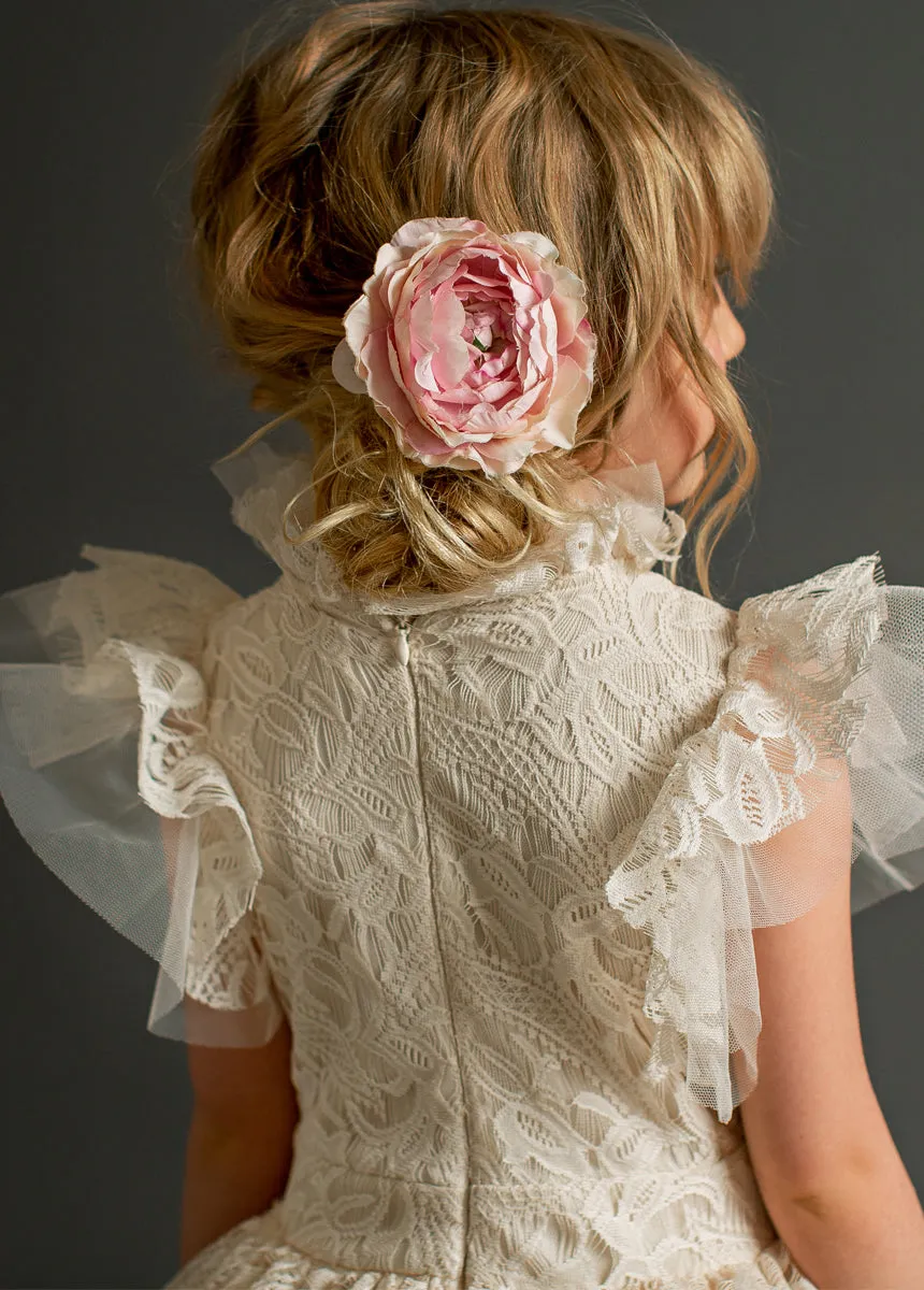 Anouk Petticoat Dress in Vintage Ivory