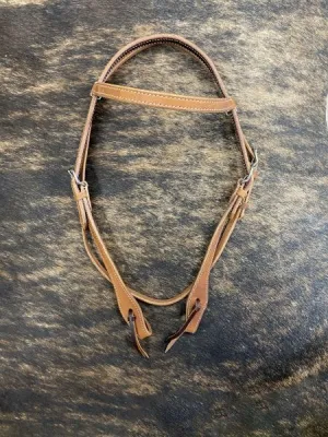 Argentina Harness Cow Leather Browband Headstall