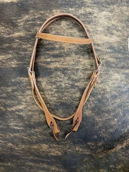 Argentina Harness Cow Leather Browband Headstall