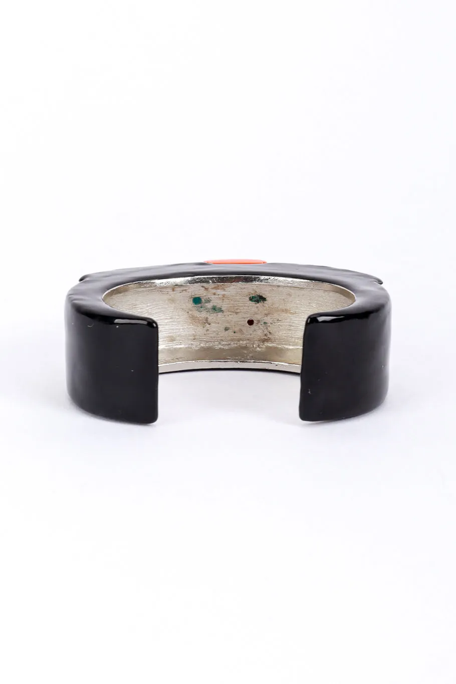Art Deco Enamel & Rhinestone Cuff Bracelet II
