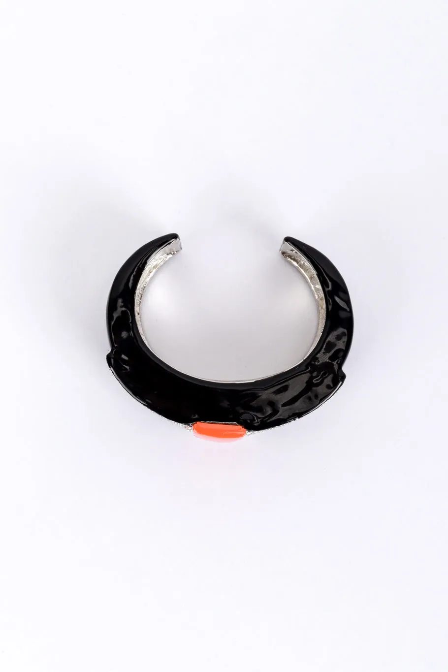 Art Deco Enamel & Rhinestone Cuff Bracelet II