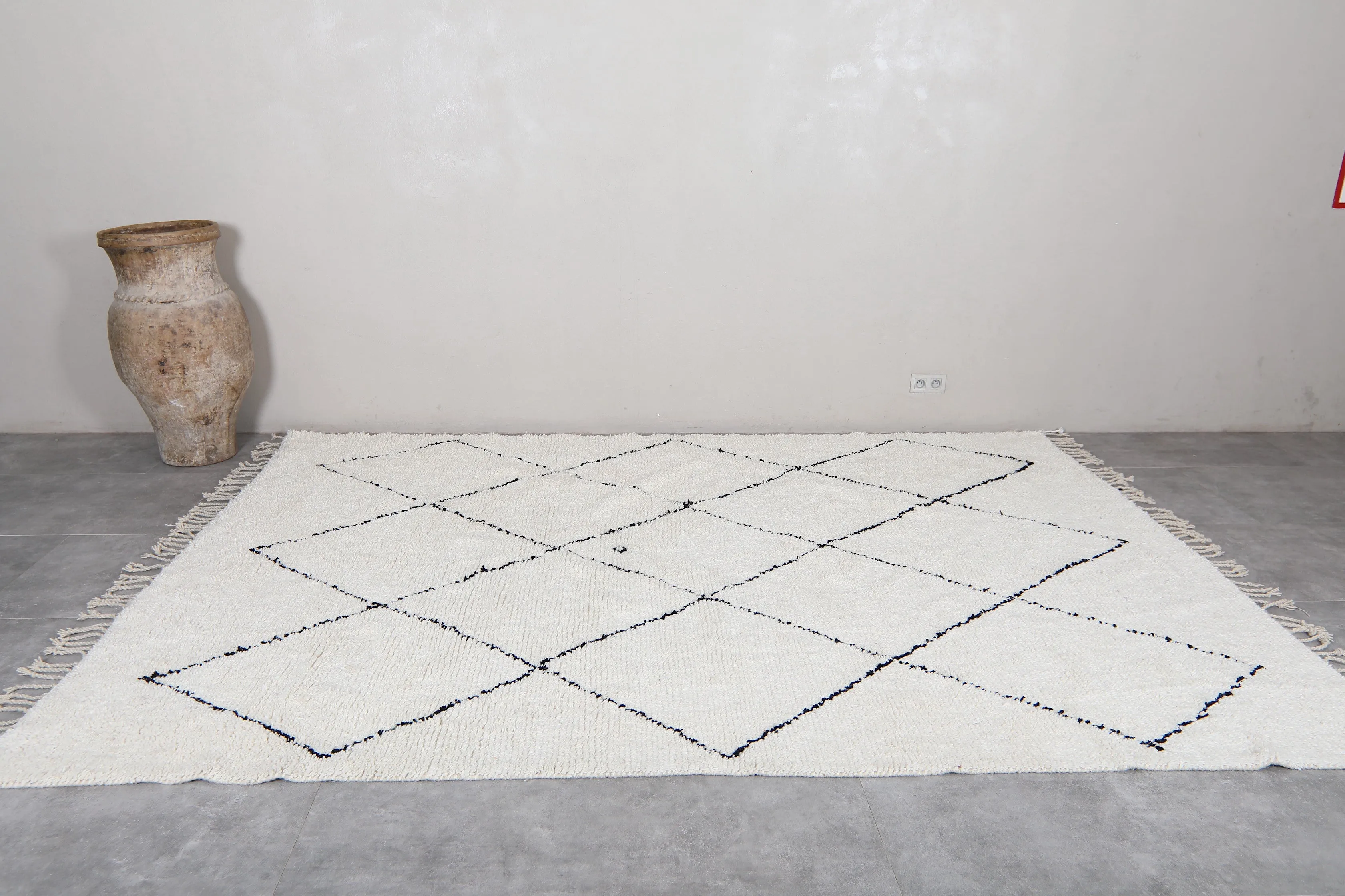 Authentic handmade Beniourain rug - Berber Moroccan rug