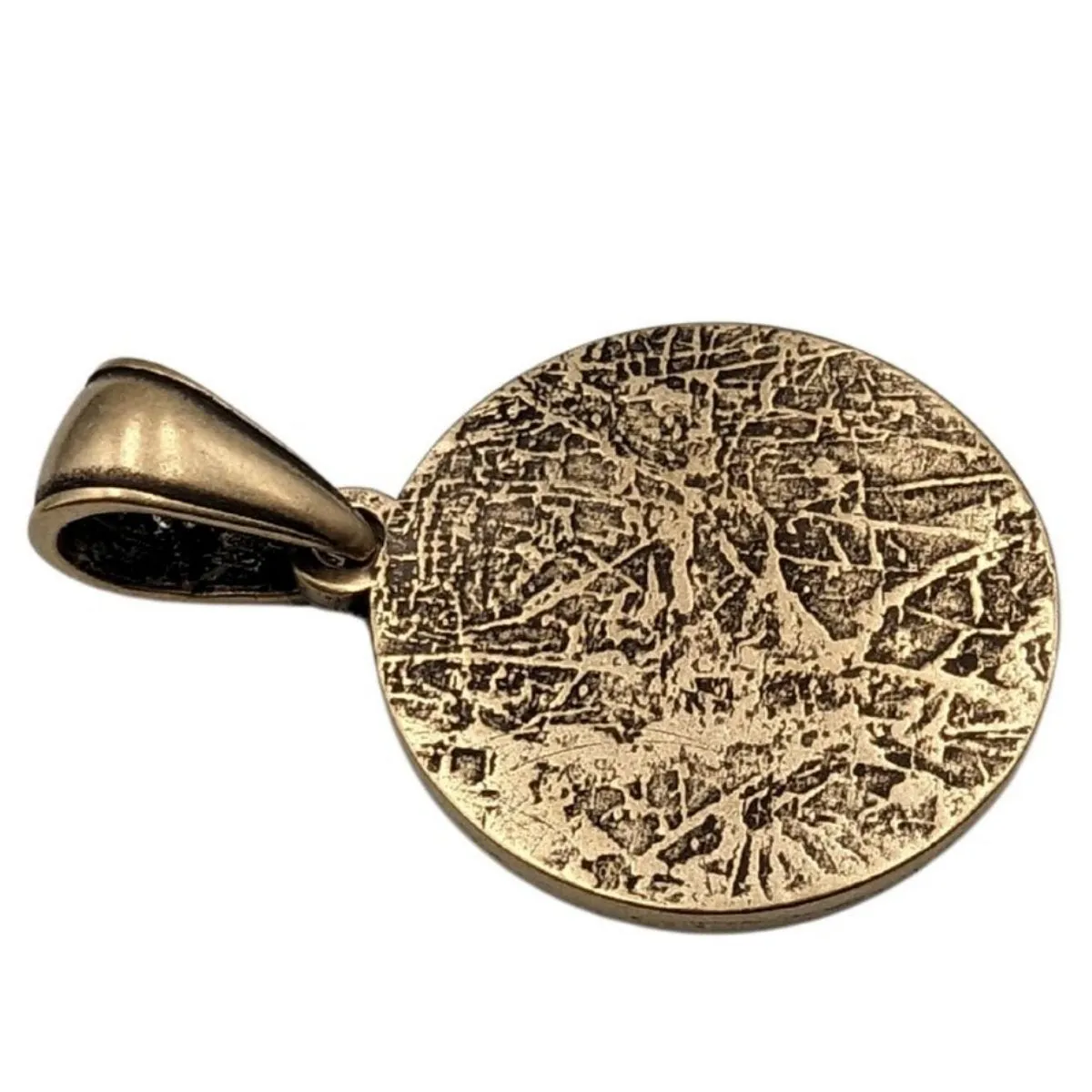 Awen symbol bronze pendant