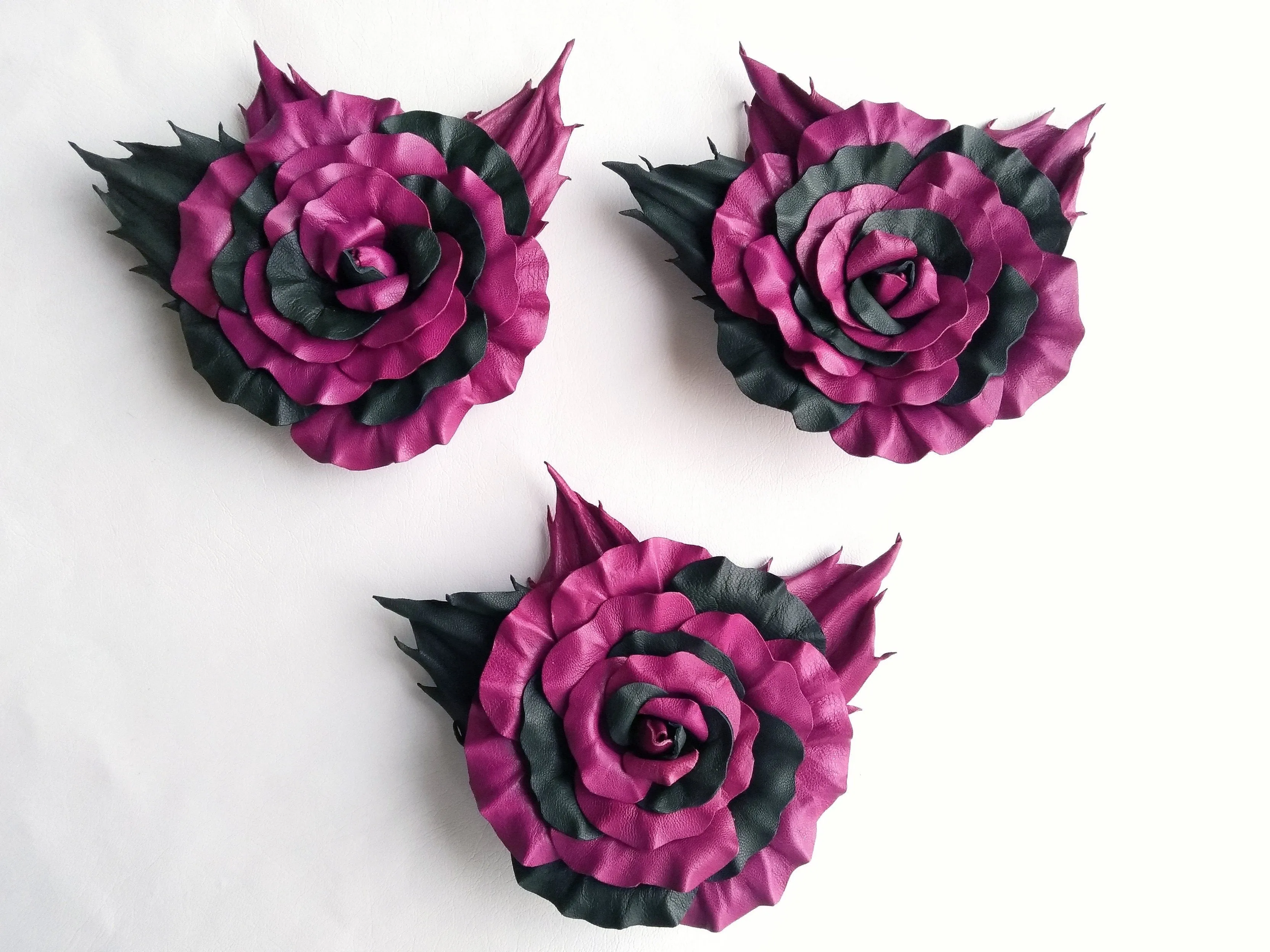 Bebby’s Leather Brooches Too