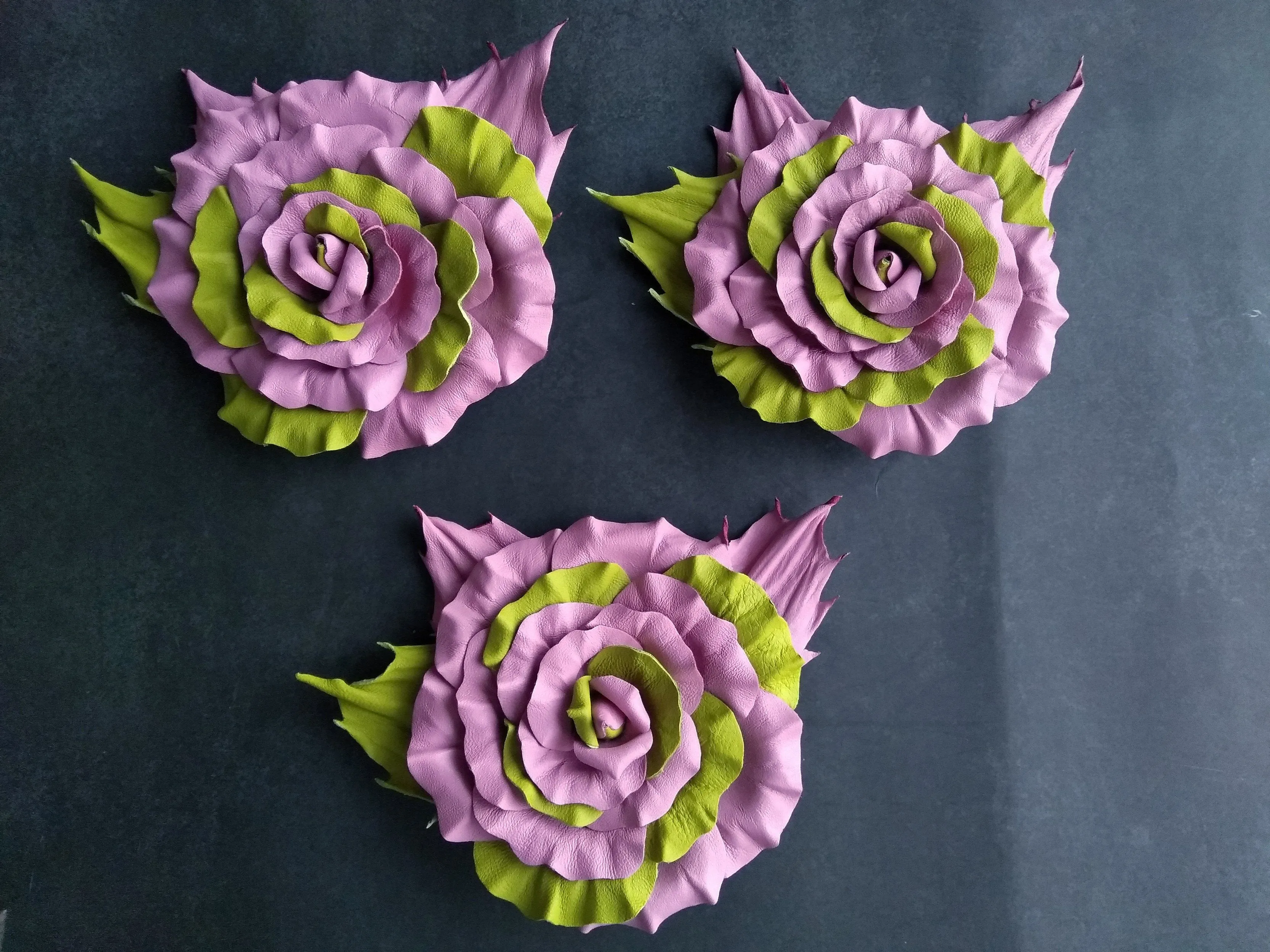 Bebby’s Leather Brooches Too