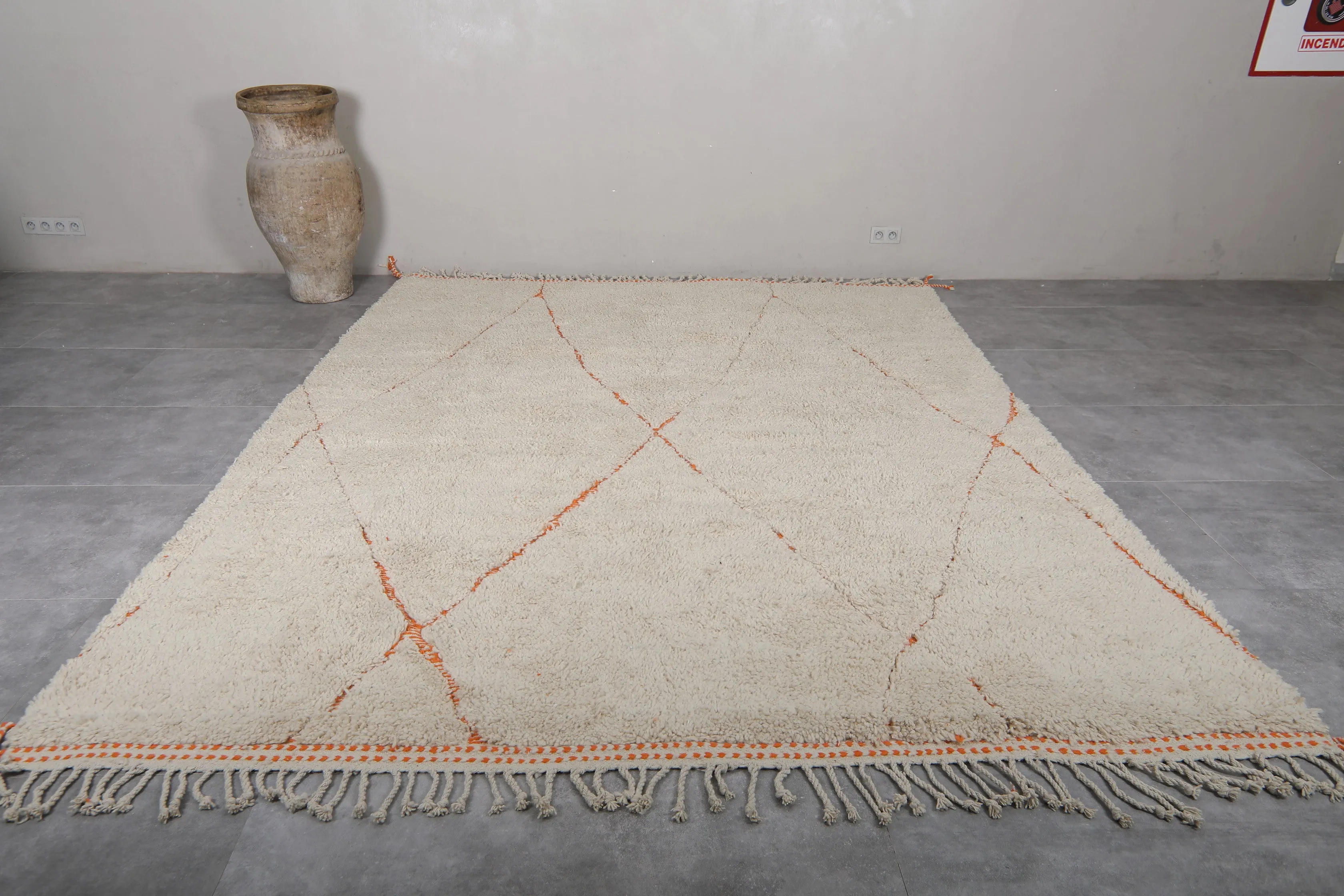 Beni Ourain Moroccan rug Custom - Berber handmade rug