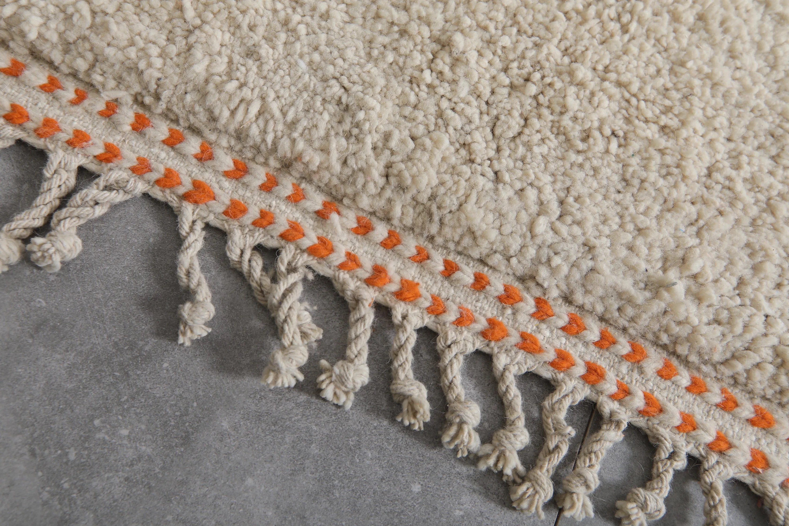 Beni Ourain Moroccan rug Custom - Berber handmade rug